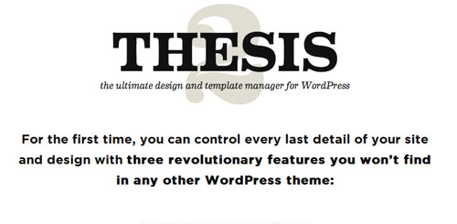 Nulled Thesis v2.1.9 - WordPress Framework product image