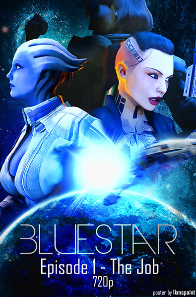 Blue Star Episode 1-2 [2016 ., Fantasy, Mass Effect, Lesbians, Tattoos, Tribbing, Oral, Anal, HDRip] [eng] [720p]