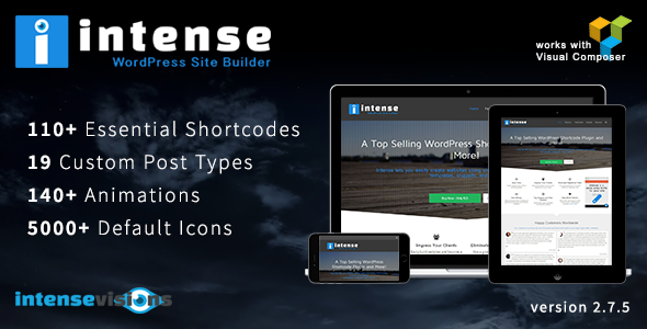 Nulled CodeCanyon - Intense v2.8.0 - Shortcodes and Site Builder for WordPress