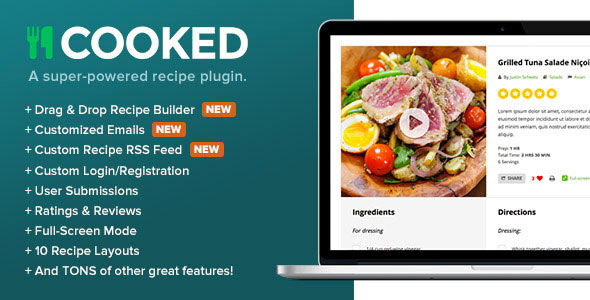 Nulled CodeCanyon - Cooked v2.4.0 - A Super-Powered Recipe Plugin - WordPress
