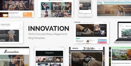 NULLED INNOVATION v3.0 - Multi-Concept News, Magazine & Blog Template photo