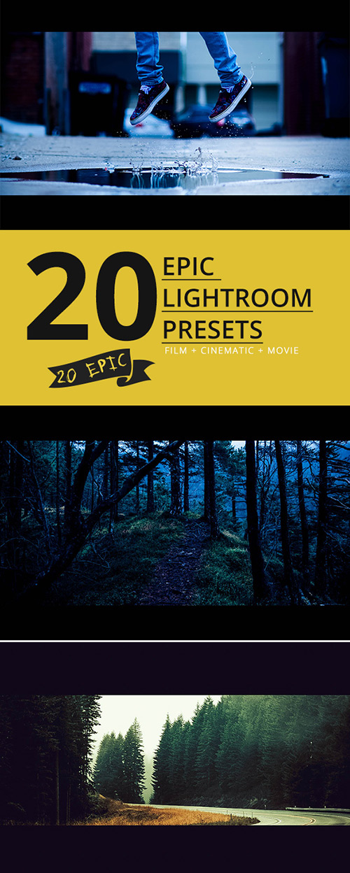 GraphicRiver 20 Epic Lightroom Presets