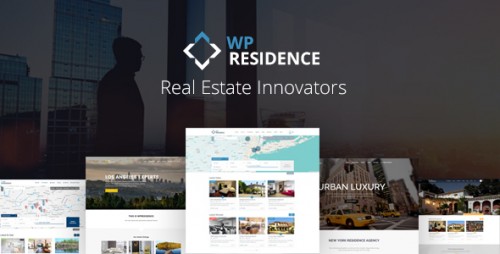 NULLED WP Residence v1.17 - Real Estate WordPress Theme graphic