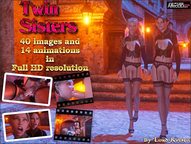 Twin Sisters by Lord Kvento (Affect3D) COMIC