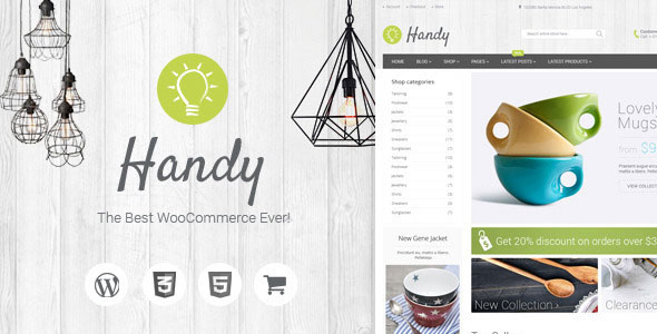 Nulled ThemeForest - Handy v4.10 - Handmade Shop WordPress WooCommerce Theme