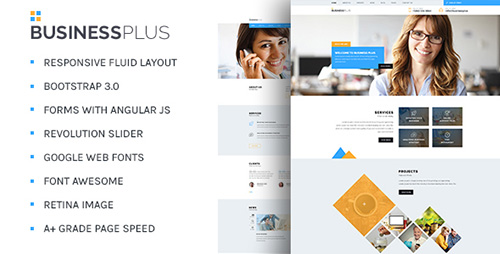 ThemeForest - Business Plus v1.1.0 - Corporate Business HTML5 Template - 13730976
