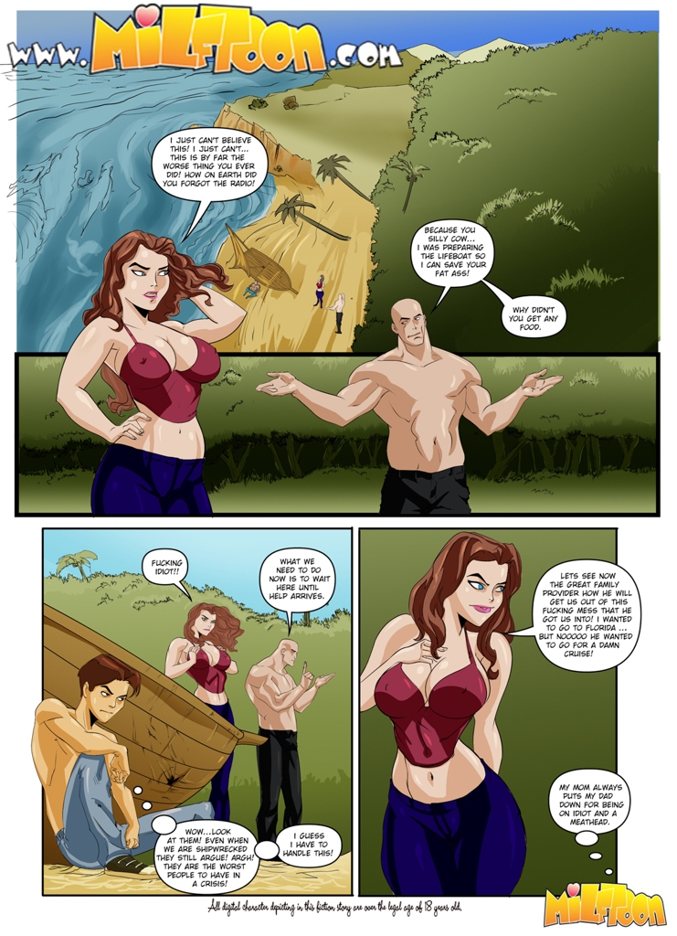 Milftoon - Stranded - NEW - COMPLETE Comic