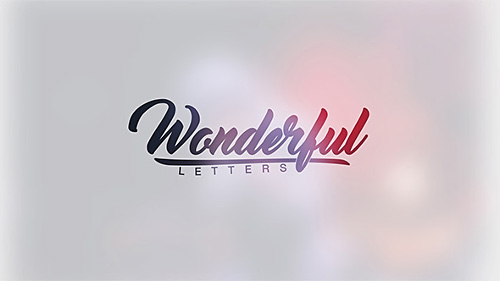 Wonderful Letters - Project for After Effects (Videohive)