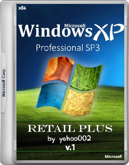 Windows XP Professional SP3 x86 Retail Plus v.1 by yahoo002 (RUS/ENG/2016)