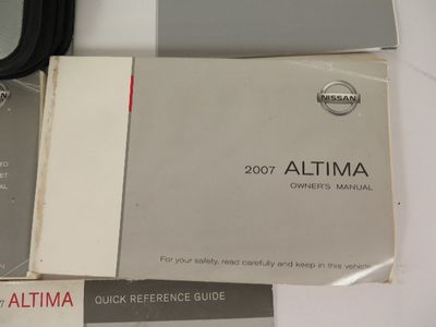 2007 nissan altima owners manual