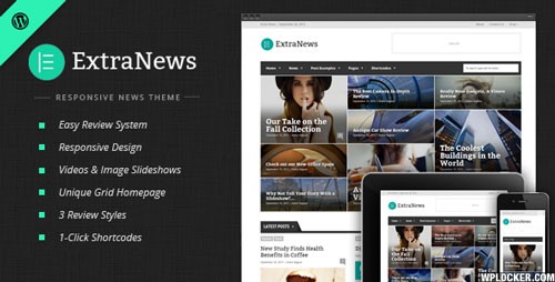 Nulled ExtraNews v1.5.9 - Responsive News and Magazine Theme product logo