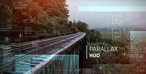Parallax HUD Slideshow - Project for After Effects (Videohive)