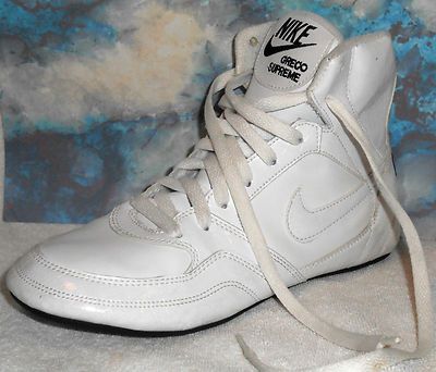nike greco supreme wrestling shoes white