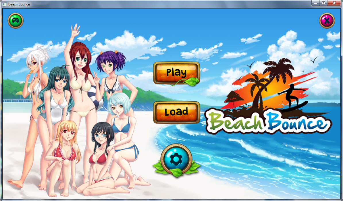 MANGAGAMER - BEACH BOUNCE ENG GAME COMIC
