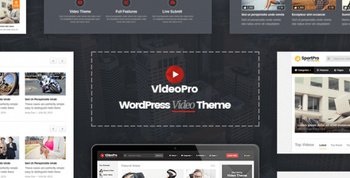 Download Nulled VideoPro v1.3.1 - Video WordPress Theme product pic