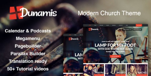 Nulled Dunamis - Modern Church theme - WordPress cover