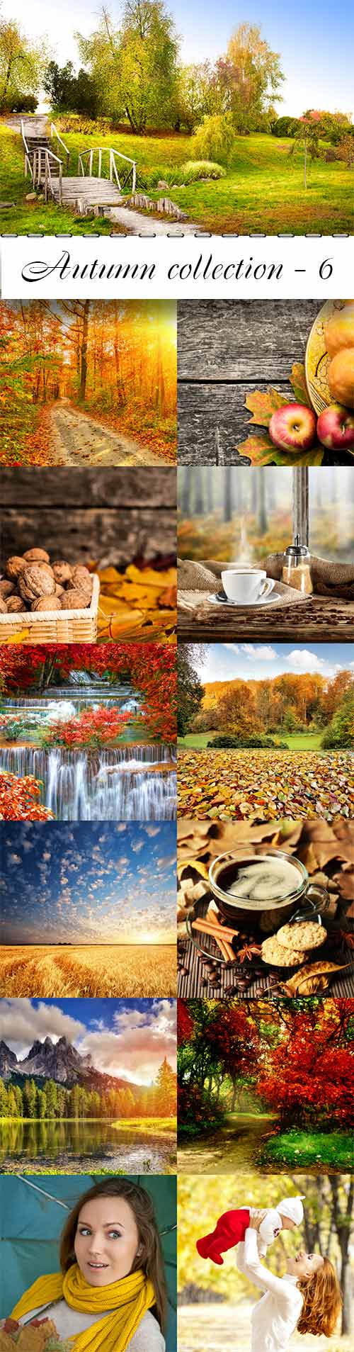 Autumn collection raster graphics - 6