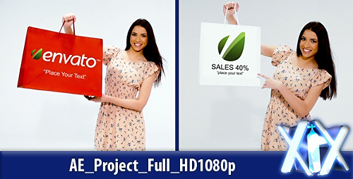 Shopping Girl - Project for After Effects (Videohive)