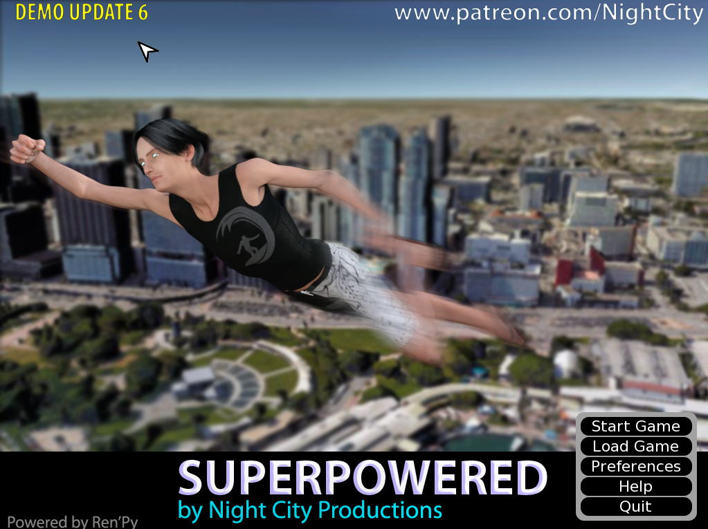 NIGHT CITY PRODUCTIONS SUPERPOWERED V0.10.00 MODDED COMIC