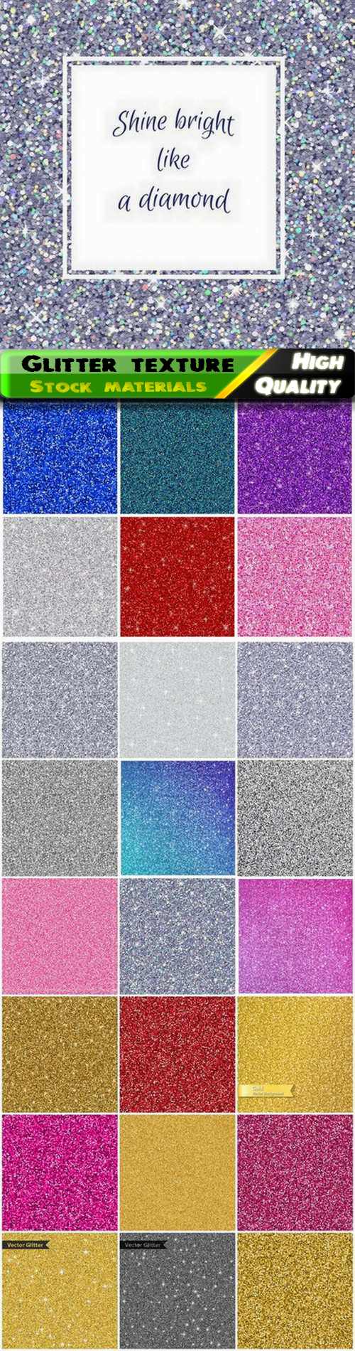 Holiday glitter texture with shine sparks - 25 Eps