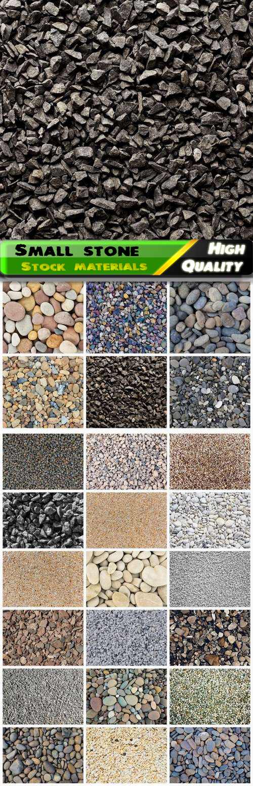 Small and crushed stone and pebble and gravel texture 25 HQ Jpg