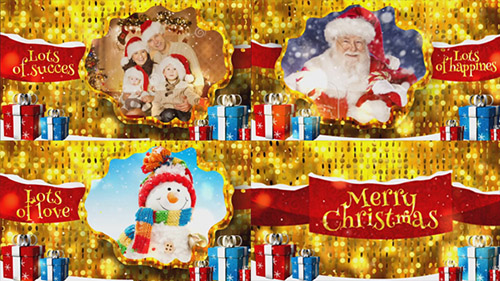 Merry Christmas Gold - Project for After Effects (Videohive)