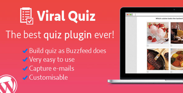 Nulled CodeCanyon - WordPress Viral Quiz v2.09 - BuzzFeed Quiz Builder