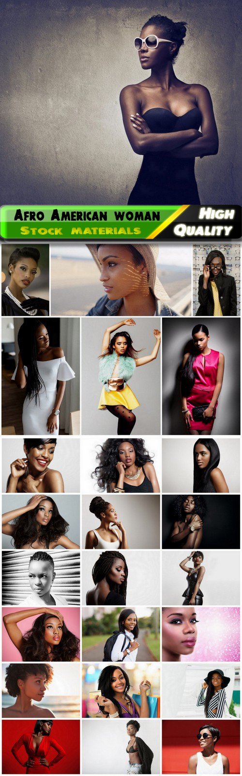 Afro American stylish black woman and fashionable girl 25 HQ Jpg