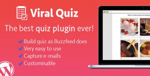 Download Nulled WordPress Viral Quiz v2.09 - BuzzFeed Quiz Builder graphic