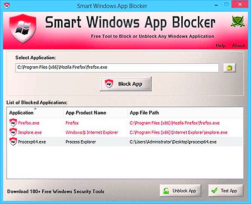Smart windows app blocker 3.0 + portable