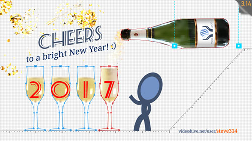 New Year Greetings - Project for After Effects (Videohive)