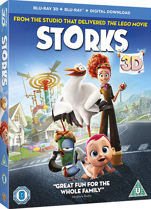  3 / Storks 3D ( ,   / Nicholas Stoller, Doug Sweetland) [2016, , , , , , BDrip] Half OverUnder /   