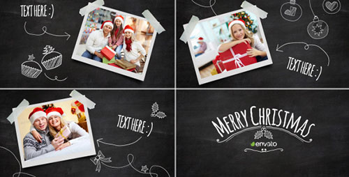 Christmas Blackboard - Project for After Effects (Videohive)