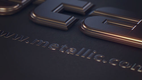 Metallic Text - Project for After Effects & Cinema 4D (Videohive)