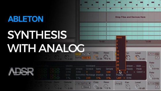 ADSR Sounds Synthesis with Ableton Analog TUTORiAL
