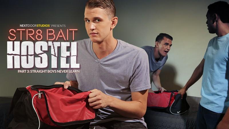 Damien Hyde & Daniel Flores - STR8 Bait Hostel - Straight Boys Never Learn HD