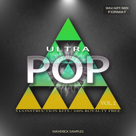 Maverick Samples Ultra Pop Vol 2 WAV MiDi AiFF APPLE LOOPS