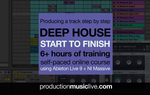 Production Music Live Deep House Track From Start To Finish TUTORiAL