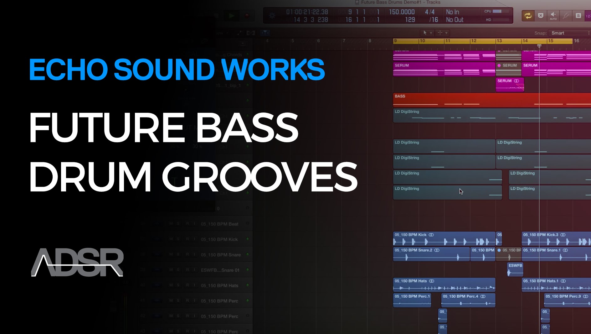 ADSR Sounds Future Bass Drum Grooves TUTORiAL